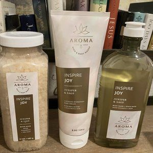 Bath & Body Works INSPIRE JOY Juniper & Sage Set